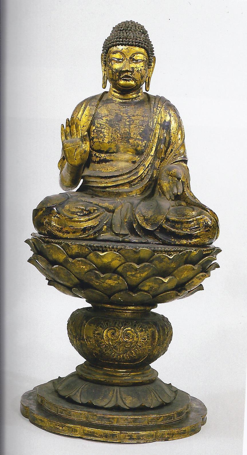 チベット仏教 歓喜天 ミニ 釈迦 如来 6cm 銅製 ミニチュア仏像 仏陀